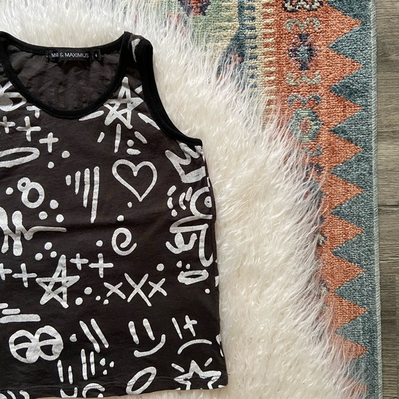 {MIMA mini + maximus} graffiti tank top kids 4 - Picture 6 of 9